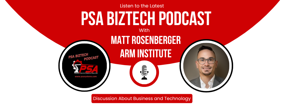 Matt Rosenberger, Program Manager from the ARM Institute located in Pittsburgh, PA 