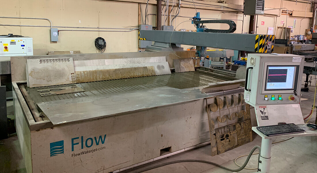 Flow Waterjet fabritcation machine