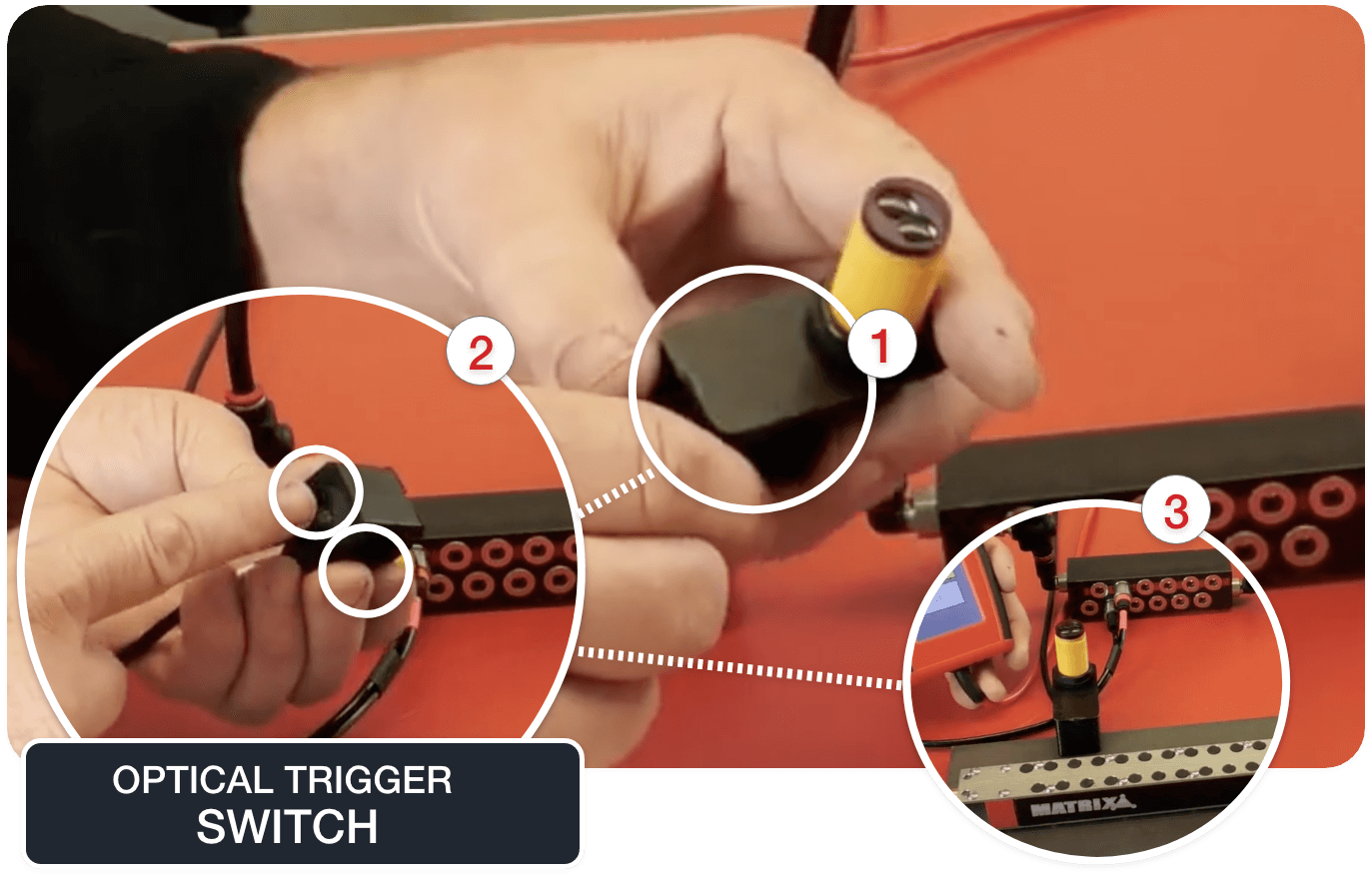 Optical trigger switch
